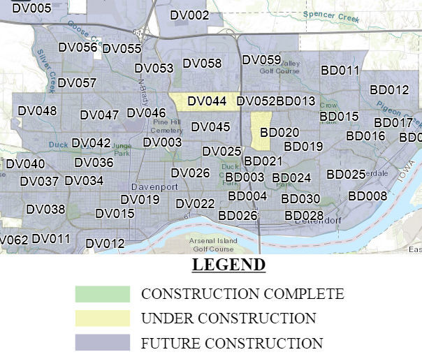 MetroNet fiber map